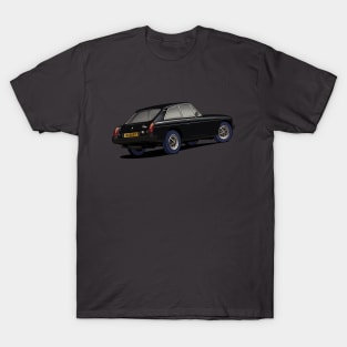 Black MGB GT Coupe T-Shirt